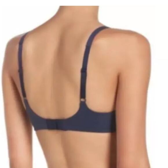 NWOT Wacoal 852189 How Perfect Wire Free T-shirt Blue Bra – 32DD - Picture 2 of 6